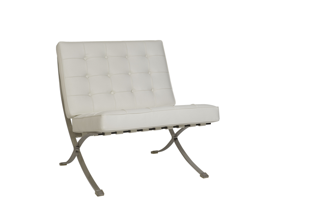 Barcelona – Von Der Rohe - 1 Seater White