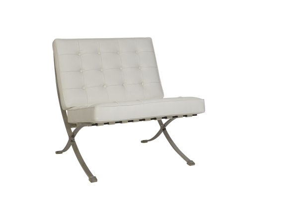 Barcelona – Von Der Rohe - 1 Seater White