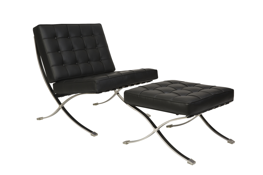 Barcelona – Von Der Rohe - 1 Seater Black